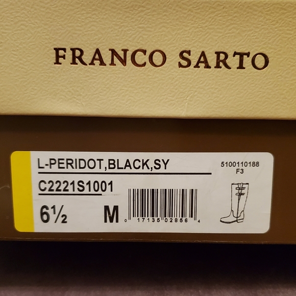 Franco Sarto Black Boots - Picture 2 of 12
